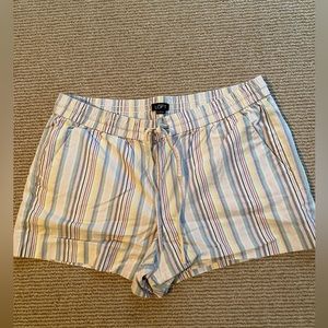 LOFT striped shorts